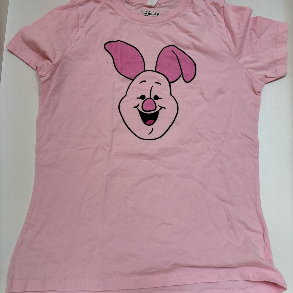 Disney Pink T-Shirt with Piglet character Unisex size M